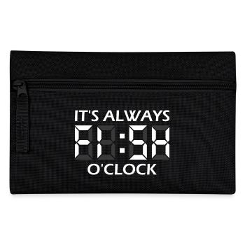 C’est toujours l’heure de la pêche - Trousse - noir - Devant