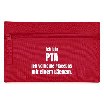 Pharmazeutisch Technische Assistentin - Federtasche - Rot - Vorne