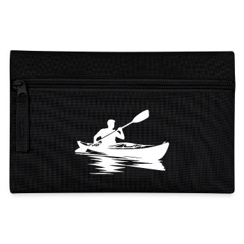 Paddelsport kleines wendiges Kayak Boot - Federtasche - Schwarz - Vorne