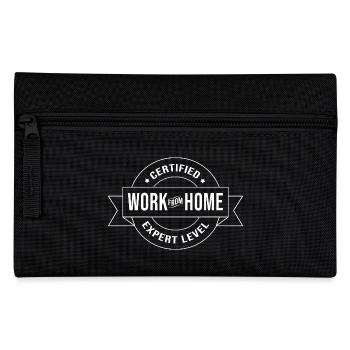 Remote home office - Pencil Case - black - Front