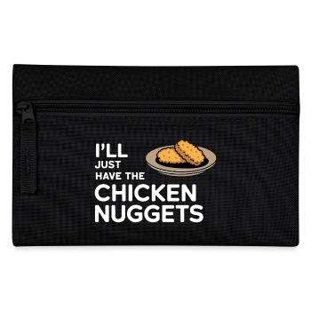 I'll Just Have The Chicken Nuggets 10 - Federtasche - Schwarz - Vorne