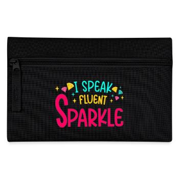 Diamond Painting Artist Speak Sparkle Diamond - Pencil Case - black - Front