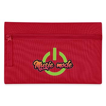 Music Mode – Power on for the sound of your life - Pencil Case - red - Front