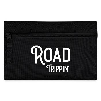 Roadtrip-Abenteuer-Vibes - Federtasche - Schwarz - Vorne