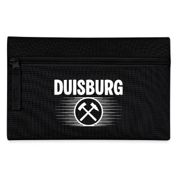 Duisburg Glueck auf - Federtasche - Schwarz - Vorne