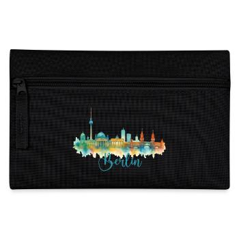berlin skyline - Federtasche - Schwarz - Vorne