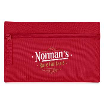 Logo vintage de la guitare rare de Norman - Trousse - rouge - Devant