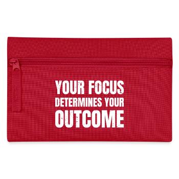 Votre concentration détermine votre résultat - Trousse - rouge - Devant