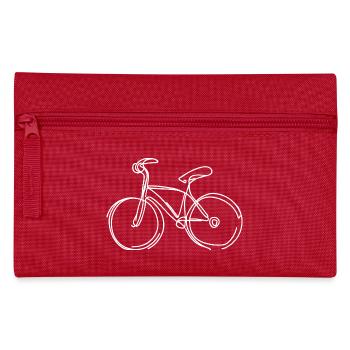 Bicycle Sketch - Pencil Case - red - Front