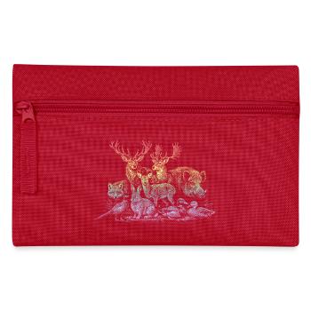 Herd of deer in the rainbow - Pencil Case - red - Front