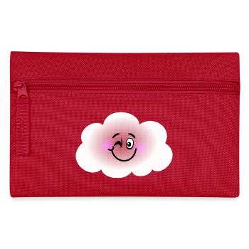 Glückliche Wolke - Federtasche - Rot - Vorne