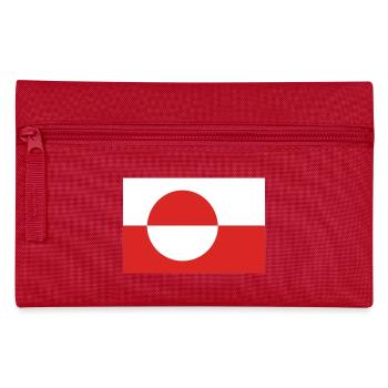 Groenland - drapeau - Trousse - rouge - Devant