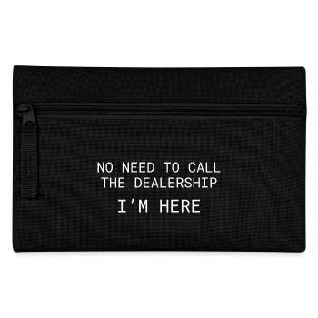 Funny Mechanic Quote | Car Mechanic Gift - Pencil Case - black - Front