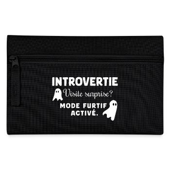 Stealthy introvert - Pencil Case - black - Front