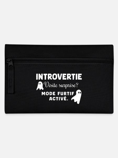 Introvertie furtive - Trousse - noir