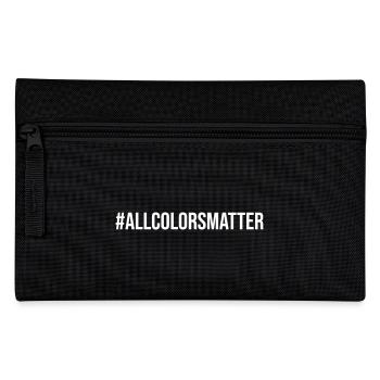 Black Lives Matter All Colors Matter - Federtasche - Schwarz - Vorne