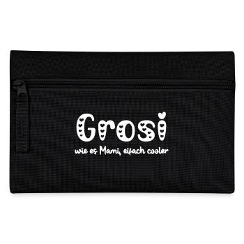 Grosi wie es Mami beschte Grosi Oma Schweiz - Federtasche - Schwarz - Vorne