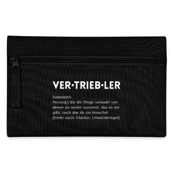 Vertriebler Substantiv - die Umsatzbringer - Federtasche - Schwarz - Vorne