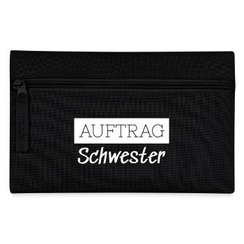 Commander Sister Family Funny Gift - Trousse - noir - Devant