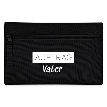 Order Father Family Funny Gift - Pencil Case - black - Front