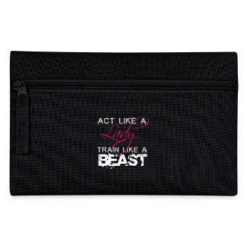Act Like A Lady train Like A Beast - Trousse - noir - Devant
