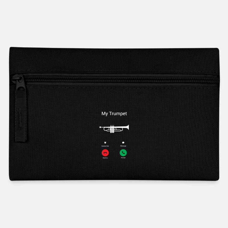 The trumpet calls - Pencil Case - black