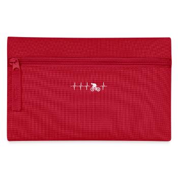 I Love Cycling-Geschenk-Idee - Hier bestellen - Federtasche - Rot - Vorne