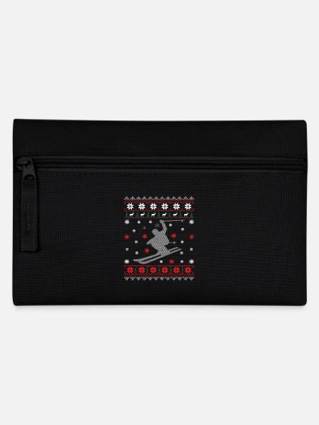 Ski - Noël laid - Trousse - noir