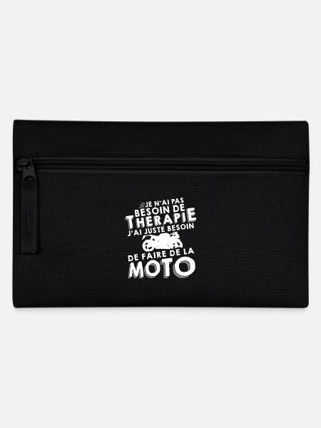 Thérapie - Faire de la moto - Trousse - noir