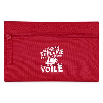 Thérapie - Faire De La Voile - Trousse - rouge - Devant