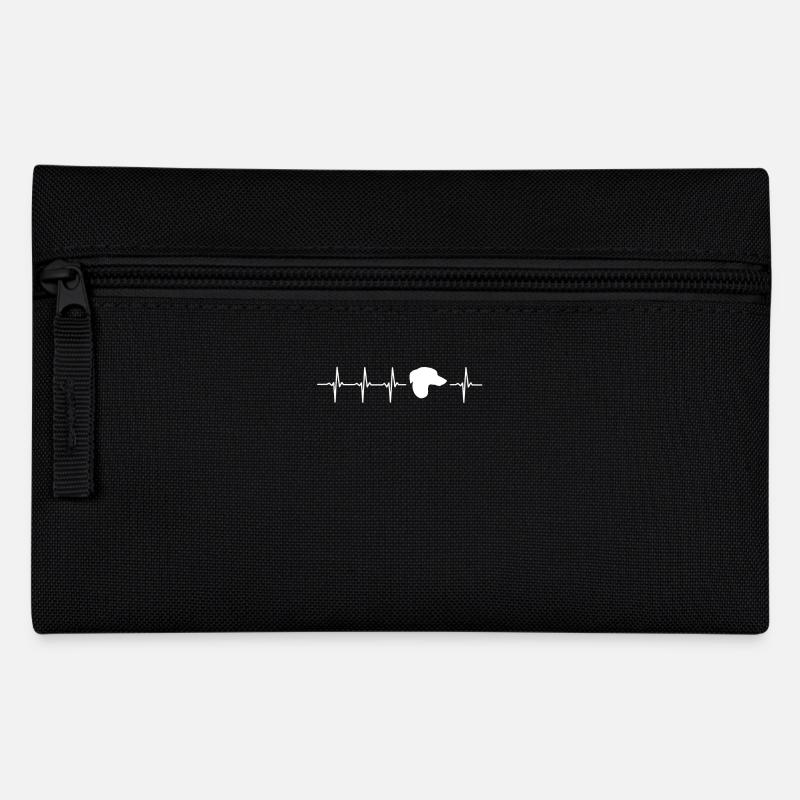Lustige Whippet Originelles Geschenk - Federtasche - Schwarz
