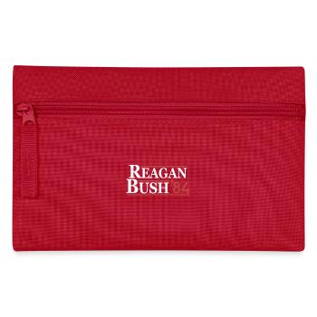 Vintage-80er Reagan Bush 84 Republikaner Politische - Federtasche - Rot - Vorne