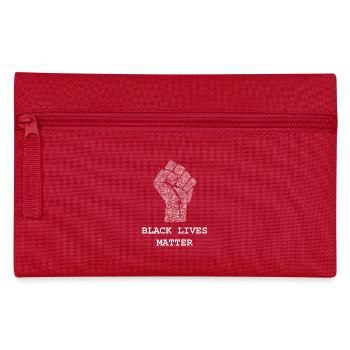 Schwarz Lives Matter T-Shirt - Bürgerrecht Friedens - Federtasche - Rot - Vorne