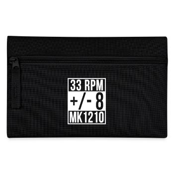 Straight outta DJ turntables Plattenspieler Vinyl - Pencil Case - black - Front