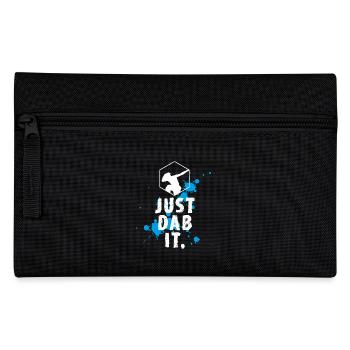dab dabbing splatter touchdown just dab it fun coo - Pencil Case - black - Front