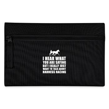 Drôle Trot Idée cadeau - Trousse - noir - Devant