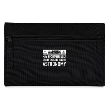 Lustige Astronomie-Geschenk-Idee - Federtasche - Schwarz - Vorne