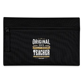 Original 100% Awesome Teacher - Federtasche - Schwarz - Vorne