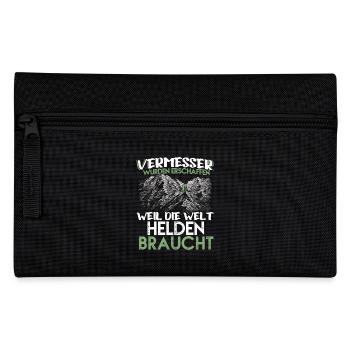 Vermesser Helden - Federtasche - Schwarz - Vorne
