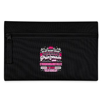 Princesse et conseiller fiscal - Trousse - noir - Devant