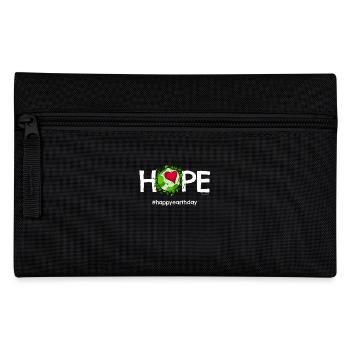 Beautiful Earth T-shirt avec "Happy Journée de la Terre" - Trousse - noir - Devant