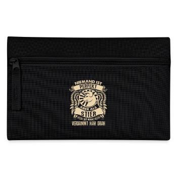 Taurus - zodiac sign is perfect - DE - Pencil Case - black - Front