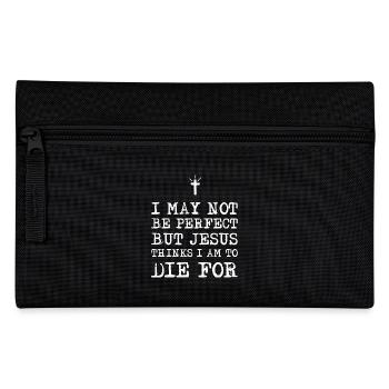 I May not be perfect - Trousse - noir - Devant