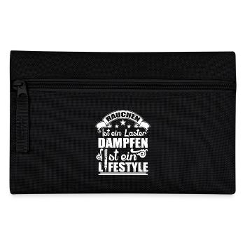Rauchen for life - Federtasche - Schwarz - Vorne