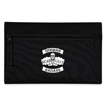 Allemand dur à cuire football Allemagne tatouage hooligan - Trousse - noir - Devant
