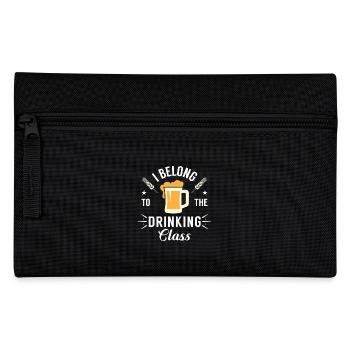 I belong to the drinking class - Federtasche - Schwarz - Vorne