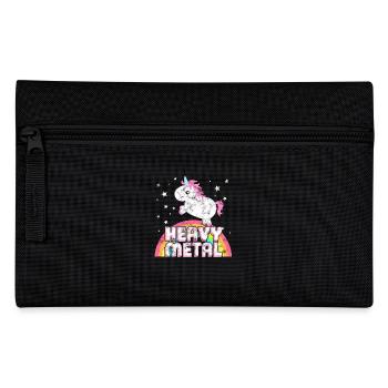 musique heavy metal ironique cool Unicorn - Trousse - noir - Devant