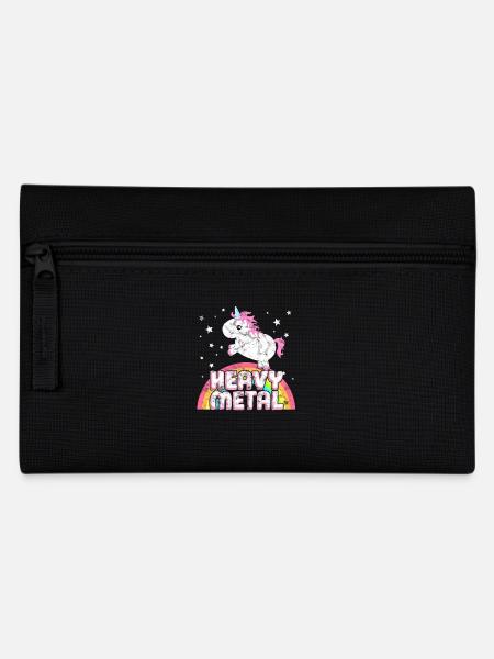 musique heavy metal ironique cool Unicorn - Trousse - noir