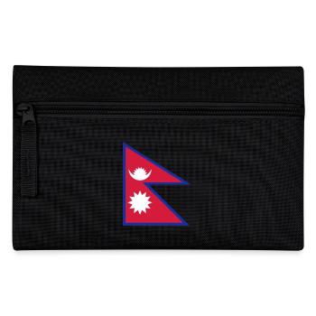 Drapeau national du Népal - Trousse - noir - Devant