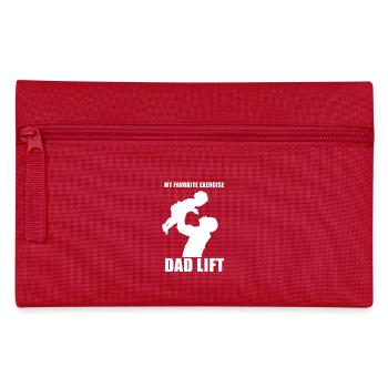 Dad lift - Pencil Case - red - Front
